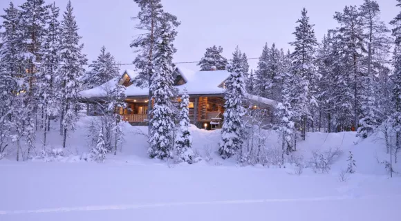 Eriklinna - luxury log cabin in Lapland