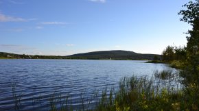 The Äkäsjärvi-lake looking beautiful in summer